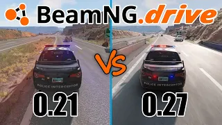 BeamNG.drive - Version 0.21 & 0.27 Ultimate Comparison