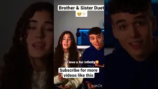 Brother And Sister Duets Infinity ♾ (Cover) By  #levent Geiger# tag shorts