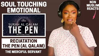 NON-MUSLIM REACTS to Soul Touching Quran Recitation - THE PEN (Al-Qalam) | REACTION!!!😱