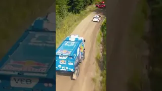 Epic Off-Road Battle: Kamaz Dakar Truck vs VW Polo R WRC Rally Car Jump Drag Race #shorts