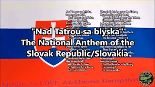 Slovakia National Anthem with music, vocal VERSION 2 and lyrics Slovak w/English Translation