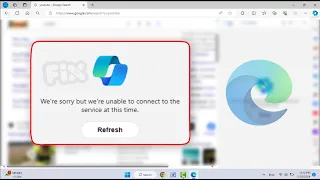 How to Fix Copilot Error we’re Sorry but we’re Unable to Connect to the Service at This Time