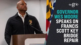 Governor Wes Moore Speaks on President Biden &  Francis Scott Key Bridge Repair