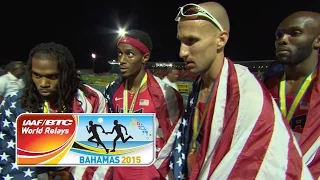 IAAF World Relays Bahamas 2015 - 4 Laps Men Team USA Gold