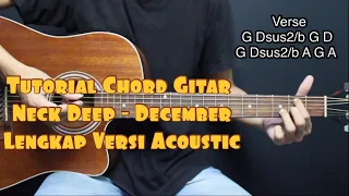 Tutorial Chord Gitar Acoustic Neck Deep - December