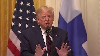 WATCH: President Trump holds press conference with Finnish President Sauli Niinisto