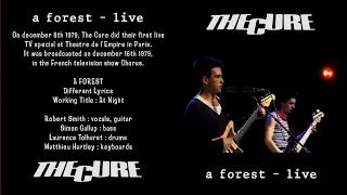 The Cure - A Forest (Live in Paris, December 1979)