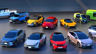 Toyota and Lexus Reveals Full Lineup of Battery EVs