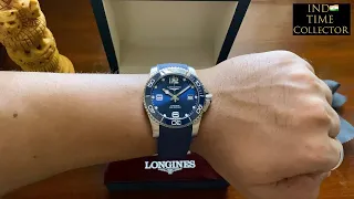 Longines HydroConquest 41MM Sunray Blue Ceramic Bezel: A Closer Look at the Design of the Dive Watch