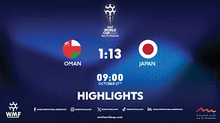 WMF World Cup 2023 I Day 2 I Oman - Japan I Highlights