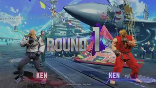 Street Fighter 6 learning Ken ( Dr_Mustafa ) ken vs Master Ken ( Meliodas ) sf6 casual matches FT3