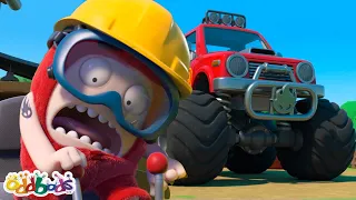 Fuse VS Eyesight | Fuse & the Monster Truck! | BRAND NEW | Oddbods Episodes | Funny Cartoon for Kids