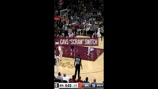 GREAT "Scram Switch" from the Cleveland Cavaliers defense