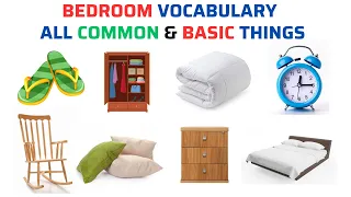 English Vocabulary | Esl | Learn English Name Of Things In Bedroom With Picture | Easy English