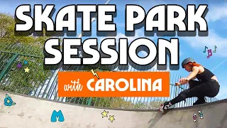 Roller Skating Skate Park Session with Carolina