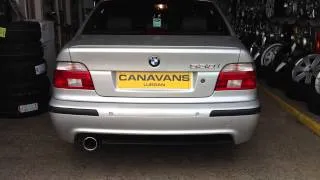 BMW 530i Custom Made Stainless Steel Exhaust.