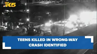 Teens killed in wrong-way crash on West Seattle Bridge identified