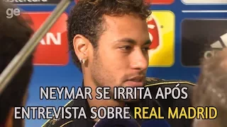 BOMBA: Neymar se Irrita Com Perguntas Sobre Real Madrid e Abandona a Entrevista