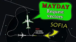 Turkish B739 has FLIGHT CONTROL PROBLEMS | Emergency Return to Sofia