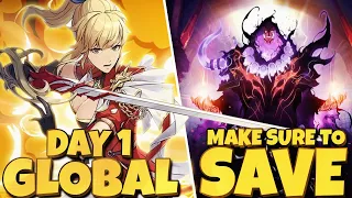 GLOBAL DAY 1 BANNER & SSR HUNTERS TIMELINE (MAKE SURE TO SAVE FOR NEW SHADOW) - Solo Leveling Arise