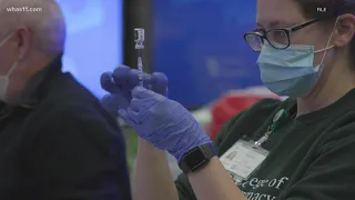 Largest Louisville vaccine site opens appointment to all of Phase 1C