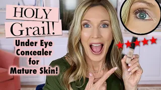 The BEST Undereye CONCEALER for MATURE Skin! Tested on 59 Year Old!