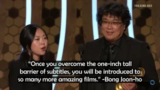 Bong Joon-ho's Inspiring Quote