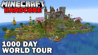 I Survived 1000 Days in Minecraft Hardcore Survival WORLD TOUR