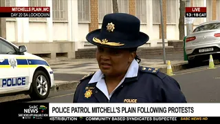 COVID-19 Lockdown | Police patrol Mitchell's Plain following protests