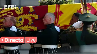 🔴📡 Traslado del féretro de la Reina Isabel II a la Abadía de Westminster para su funeral