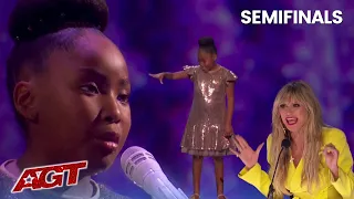 VICTORY BRINKER DROPS THE MIC During Her AGT Semifinals Performance!