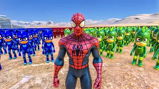 PJ MASKS VS SPIDERMAN EPIC BATTLE