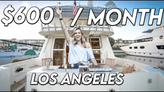 What It's Like To Live On a $600 Per Month BOAT in Los Angeles