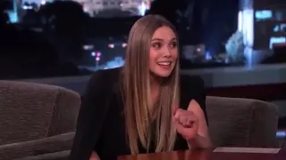 Elizabeth Olsen on Jimmy Kimmel 2013