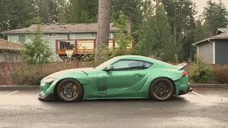 RIDE ALONG IN A MANUAL TOYOTA SUPRA