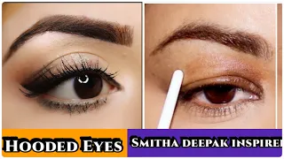 Why this technique on Hooded Eyes is better Than Winged Eyeliner | @SmithaDepak inspired