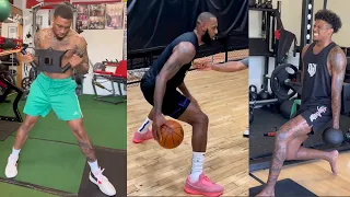 2023 NBA Players Summer Workouts — Weight Room, Shooting, Dribbling Drills