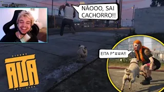 BRUNINHO VIROU UM CACHORRO E TROLLOU GERAL NO GTA RP!!