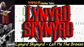 Call Me The Breeze - Lynyrd Skynyrd - Guitar + Bass TABS Lesson