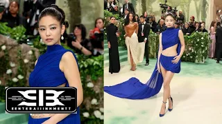 BLACKPINK’s Jennie Kim Is a Vision in Blue on 2024 Met Gala Red Carpet, #TrendingCelebNews Updates