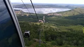 Спуск по канатной дороге ГЛЦ "Металлург - Магнитогорск" ("Банное")