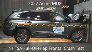 2022-2024 Acura MDX NHTSA Full-Overlap Frontal Crash Test