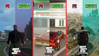 Grand Theft Auto Trilogy [PC] VS [Mobile] Ultra Graphics Comparison