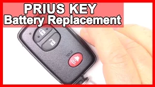 How to Prius Smart Key, Battery Replacement Tutorial on 2010-2015