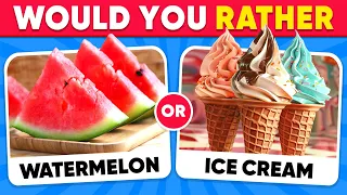 Would You Rather...? SUMMER Food and Drinks Edition 🍉🍹🌞 Quiz Kingdom