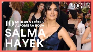 Salma Hayek y sus 10 mejores looks en una alfombra roja a través del tiempo