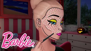 @Barbie | Comic Book Pop Art Halloween Makeup Tutorial | Barbie Vlogs