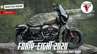 #รีวิวฮาร์เล่ย์ HD SPORTSTER FORTY-EIGHT รถปี2020 สี RIVER ROCK GRAY DENIM🪨🦭🩶