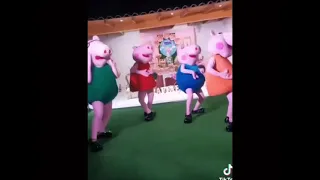 Peppa pig dancing gasolina (idk if i said that right)