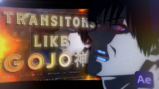 HOW TO MAKE TRANSITION LIKE @GOJO  - AFTER EFFECTS TUTORIAL [Edit/AMV] (+FREE Project-File)
